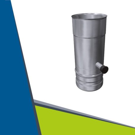 INOX pipe with condensate collector D100